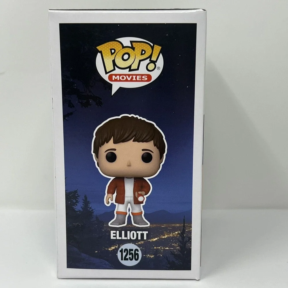 Funko Pop! Movies: E.T. And Elliot - E.T with flowers #1255 and Elliot #1256 NIB - Picture 5 of 16